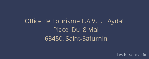 Office de Tourisme L.A.V.E. - Aydat