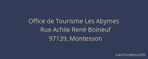 Office de Tourisme Les Abymes