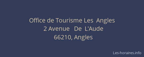 Office de Tourisme Les  Angles
