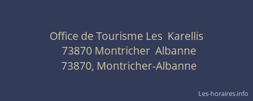 Office de Tourisme Les  Karellis