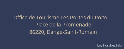 Office de Tourisme Les Portes du Poitou