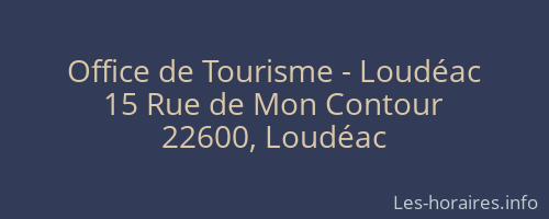Office de Tourisme - Loudéac