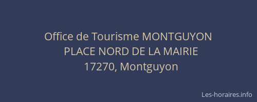 Office de Tourisme MONTGUYON