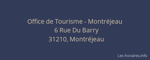 Office de Tourisme - Montréjeau