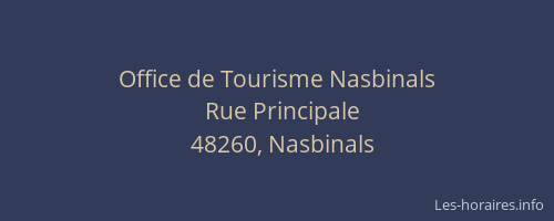 Office de Tourisme Nasbinals