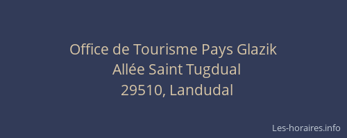 Office de Tourisme Pays Glazik