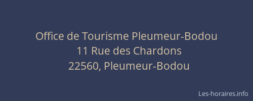 Office de Tourisme Pleumeur-Bodou
