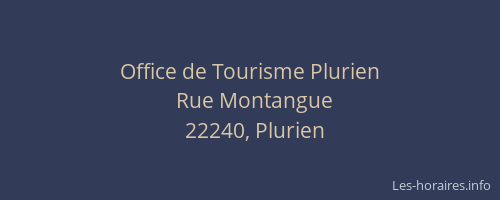 Office de Tourisme Plurien