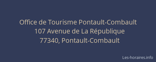 Office de Tourisme Pontault-Combault