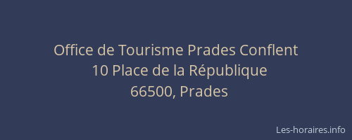 Office de Tourisme Prades Conflent