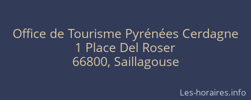 Office de Tourisme Pyrénées Cerdagne