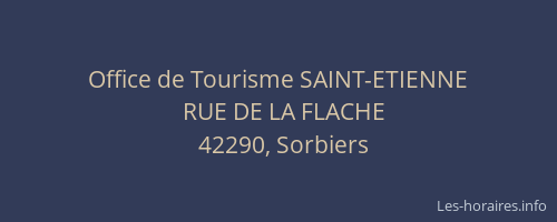 Office de Tourisme SAINT-ETIENNE