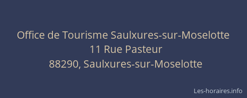 Office de Tourisme Saulxures-sur-Moselotte