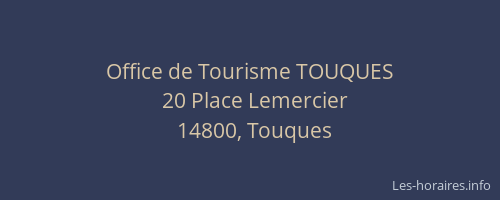 Office de Tourisme TOUQUES