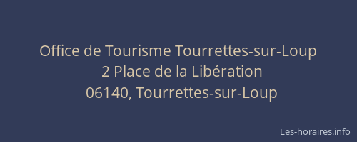 Office de Tourisme Tourrettes-sur-Loup