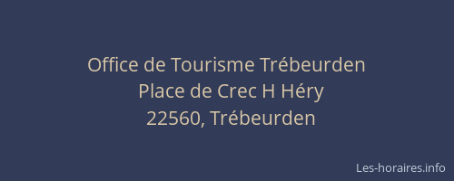 Office de Tourisme Trébeurden