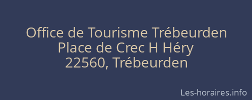 Office de Tourisme Trébeurden