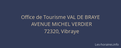 Office de Tourisme VAL DE BRAYE