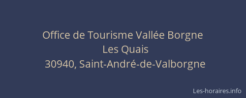 Office de Tourisme Vall&eacute;e Borgne
