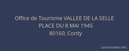 Office de Tourisme VALLEE DE LA SELLE