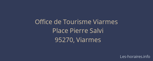 Office de Tourisme Viarmes