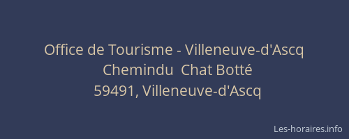 Office de Tourisme - Villeneuve-d'Ascq