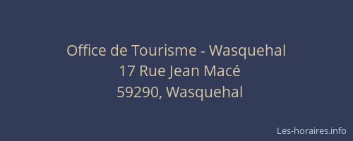 Office de Tourisme - Wasquehal