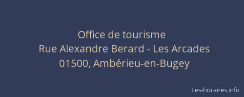 Office de tourisme