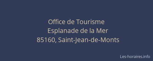 Office de Tourisme