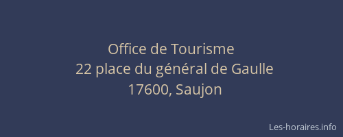 Office de Tourisme