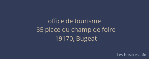 office de tourisme