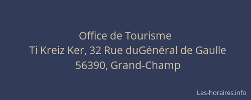 Office de Tourisme