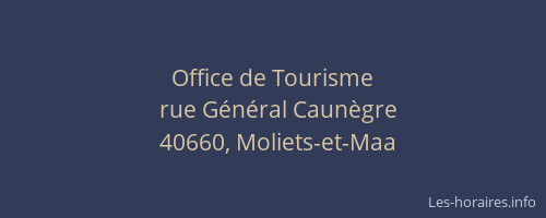 Office de Tourisme
