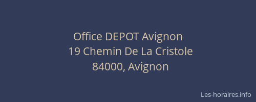 Office DEPOT Avignon