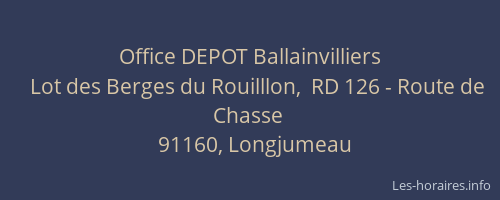 Office DEPOT Ballainvilliers