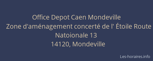 Office Depot Caen Mondeville
