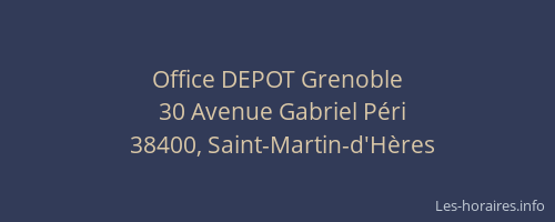 Office DEPOT Grenoble