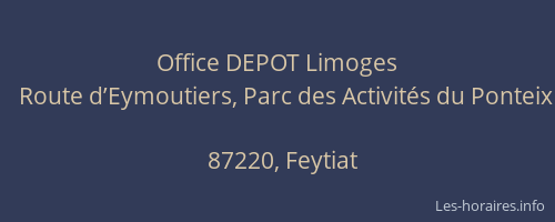 Office DEPOT Limoges