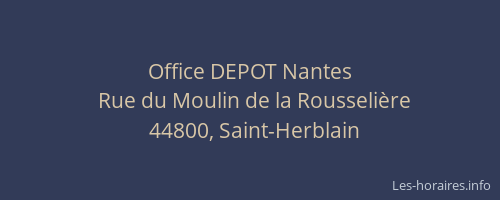 Office DEPOT Nantes