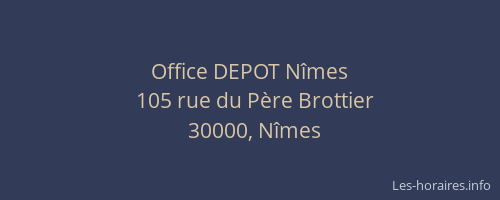 Office DEPOT Nîmes