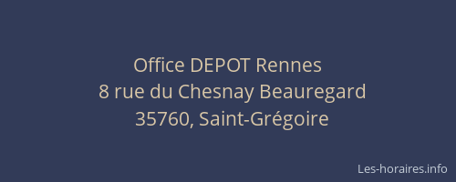 Office DEPOT Rennes