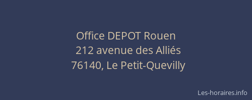 Office DEPOT Rouen