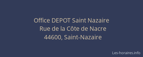 Office DEPOT Saint Nazaire