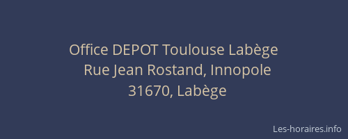 Office DEPOT Toulouse Labège