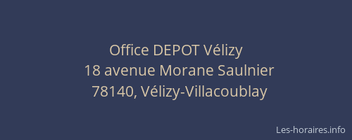 Office DEPOT Vélizy