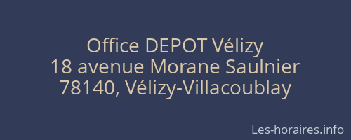 Office DEPOT Vélizy