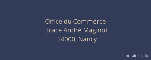 Office du Commerce