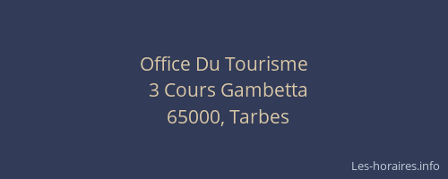 Office Du Tourisme