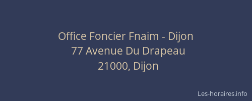 Office Foncier Fnaim - Dijon