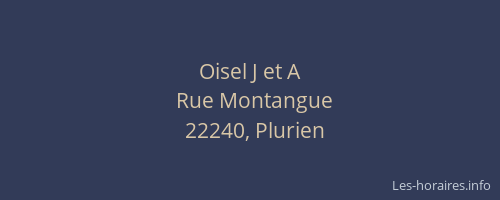 Oisel J et A